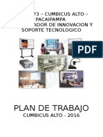 Plan de Trabajo Ie 14373 - Cumbicus