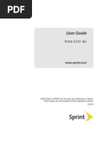 Download Sprint HTC EVO User Manual and Guide by Wayne Schulz SN32516924 doc pdf