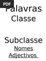 Classe de Palavras