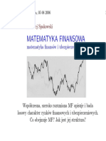 2006 Spakowski Matematyka Finansowa PDF