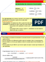 Aproximaciones de Los Numeroas Reales