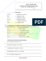 Bem Explicado Centro de Explicações Lda.: 1. Relie Les Sujets Et Les Verbes