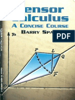 Tensor Calculus (A Concise Course)