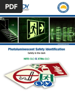 X&M photoluminescent - Glow in the dark Brochure 