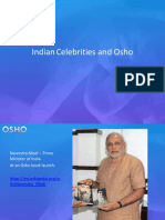 Indian Politicians & Celebrities Osho 2016