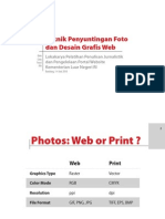 Teknik Penyuntingan Foto Dan Desain Grafis Web