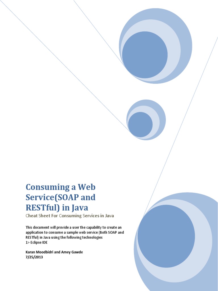 Consuming A Service in Java PDF | PDF