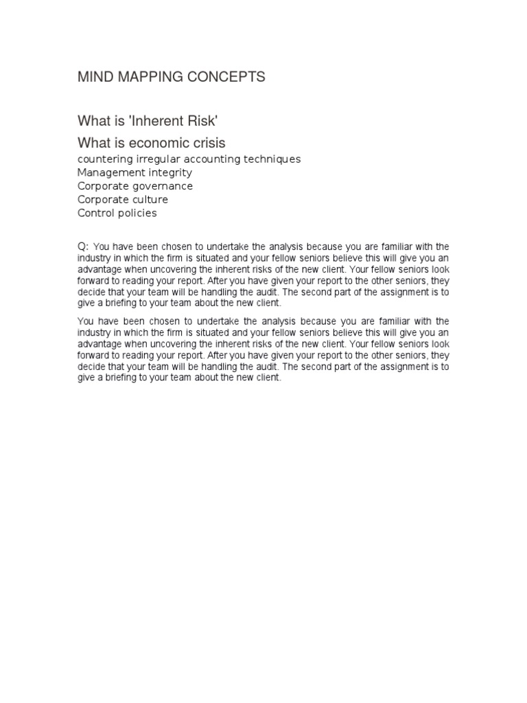 Audit Risk Analysis Guide | PDF | Business