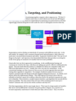 Segmentation, Targeting and Positioning