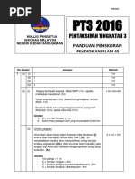 Percubaan PT3 2016 KEDAH PAI Skema