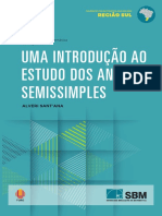 Uma Introducao Ao Estudo Dos Aneis Semissimples Ebook PDF