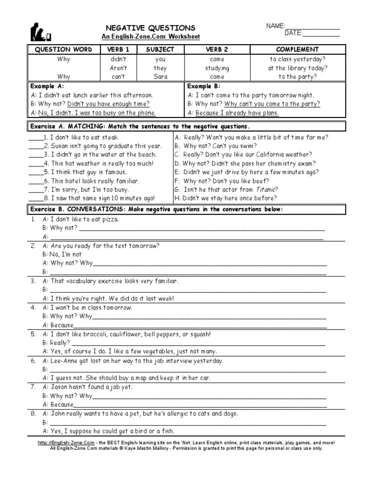 Negative Questions: Exploring Reasons Behind Lack of Action Through ...