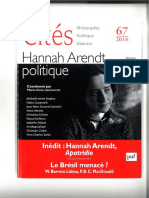 Hannah Arendt y la crisis de los refugiados inmigrantes Apatrídia