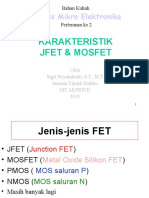 Karakteristik JFET Dan MOSFET