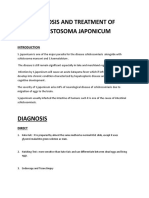 Dianosis and Treatment of Schistosoma Japonicum