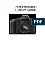 Requsest For proposalE-Learning Proposal For Digital Camera Tutorial.