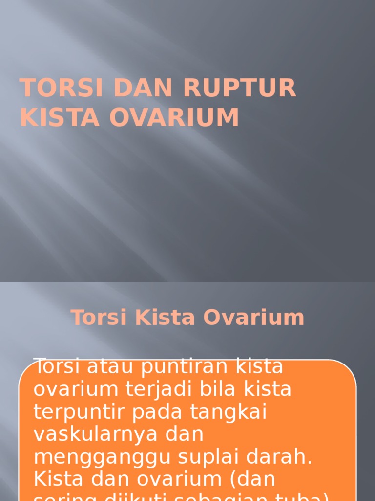 Cara Mengatasi Kista Terpuntir Aman Alami Ampuh Teruji