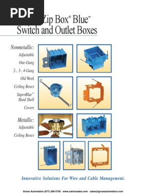Zip Boxes 2b1 Electrical Wiring Screw