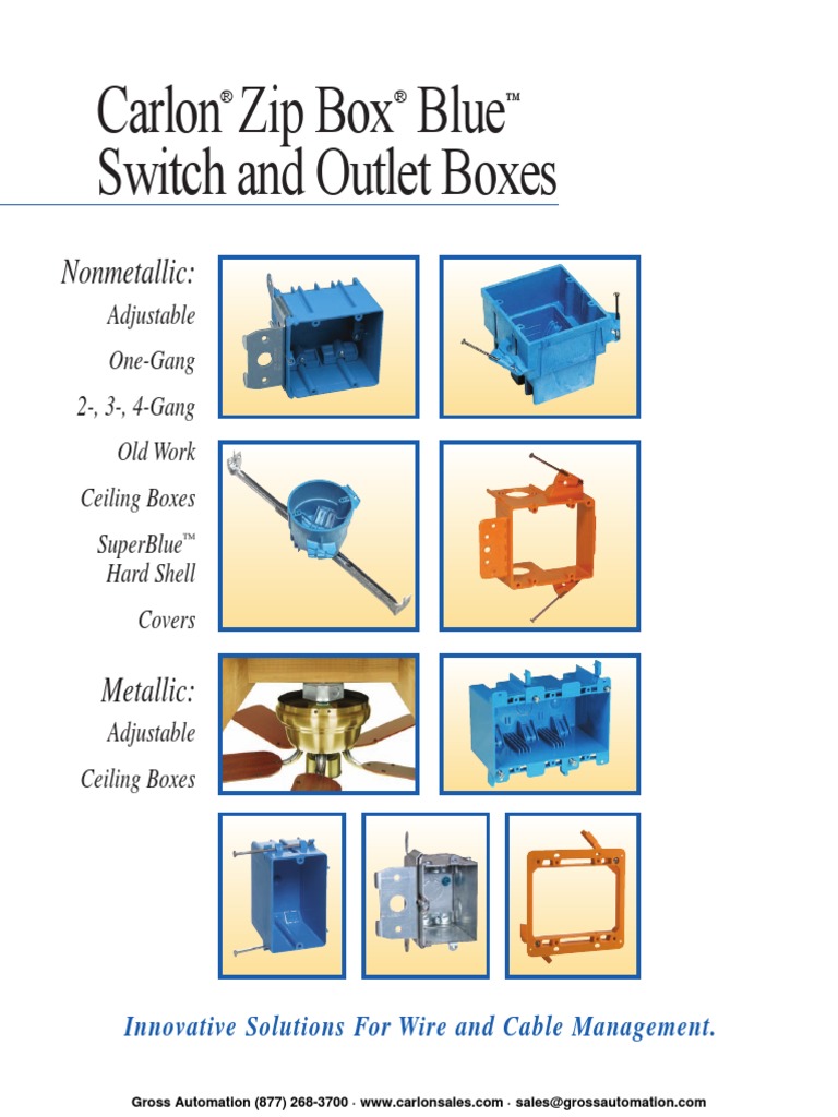 Zip Boxes 2b1 Electrical Wiring Screw
