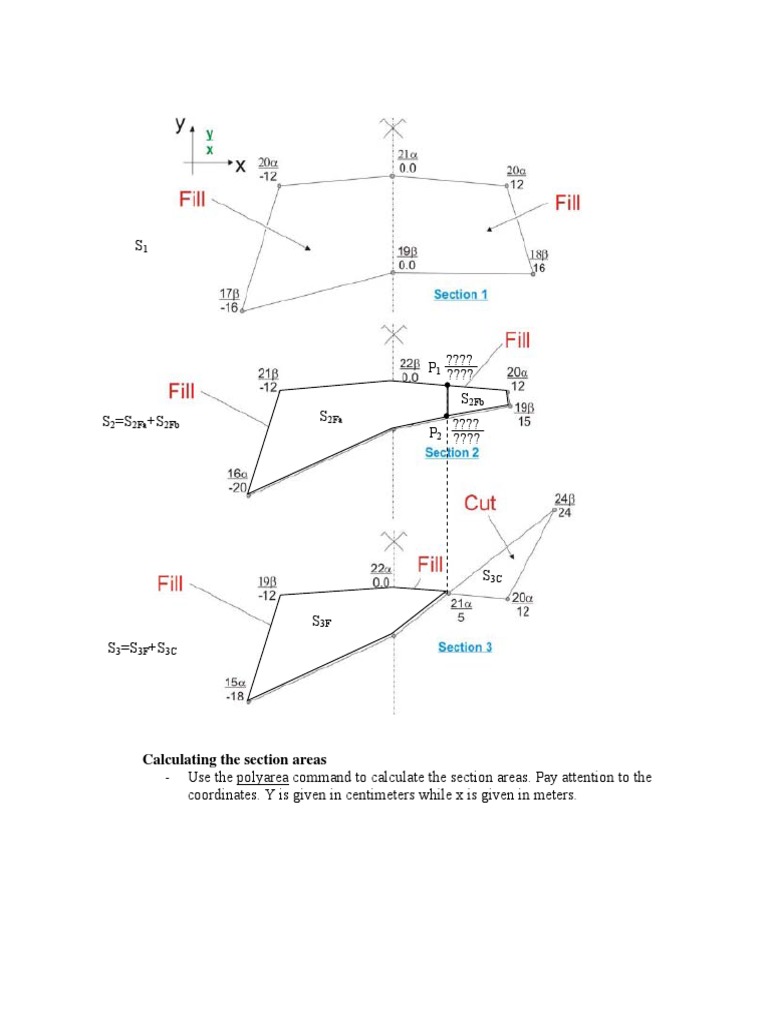 Calculate Cut and Fill Volumes Guide | PDF