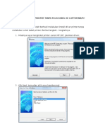 Cara Instal Printer Tanpa Plug Kabel Ke Laptop