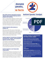 Autism Speaks Flyer