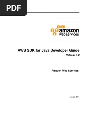 Aws Sdk Java Dg Pdf Java Programming Language Eclipse Software