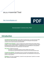 Bcg Potential Test