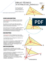 Rectas y Puntos Notables Del Triangulo