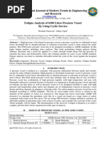 Fatigue Analysis of 6300 Liters Pressure Vessel by Using Cyclic Service