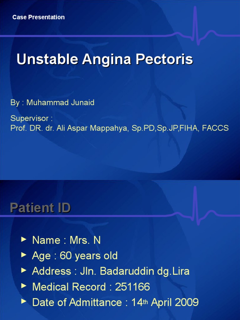 Unstable Angina Pectoris | Download Free PDF | Angina Pectoris ...