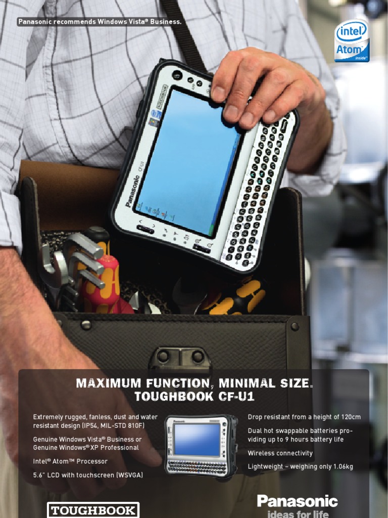 Panasonic Toughbook CF-U1 - Fisa Tehnica | PDF | Digital