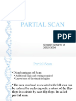 Partial Scan Testing