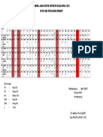 Jadwal Jaga Dokter Intersip Bulan April 2015