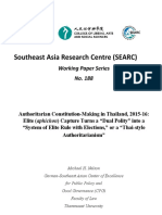 Southeast Asia Research Centre (SEARC) : Working Paper Series No. 188