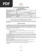 World Academy of Science, Engineering and Technology Conference Registration and Copy Right Transfer Form Conference Parcitipant'S Information