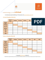 Mckinsey 7-S Worksheet: Current Situation (Point A)