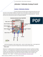 1. Cara Membaca Multimeter Voltmeter Analog 5 Menit Langsung Bisa