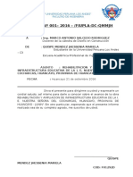 Informe Nº 003 Pavimentacion Tambo