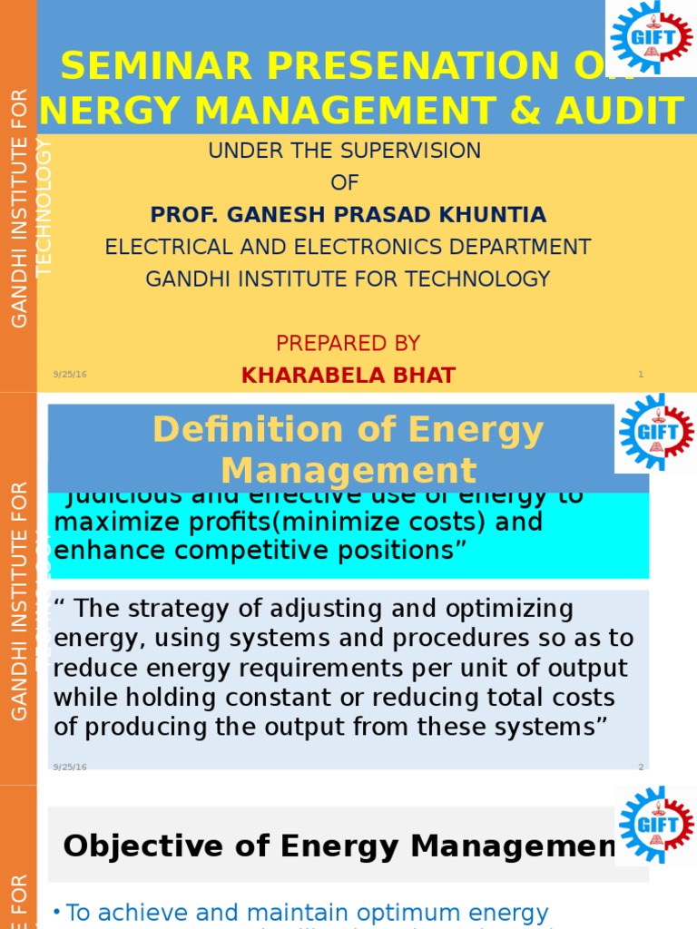 Energy Management & Audit | PDF | Kilowatt Hour | Energy Management