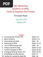 Workshop Qualtrics to SPSS Presentation