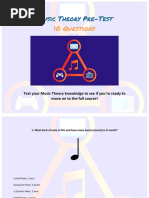 Music Theory Pre-Test