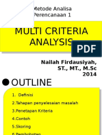 Multi Criteria Analysis