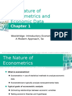 The Nature of Econometrics and Economic Data: Wooldridge: Introductory Econometrics: A Modern Approach, 5e