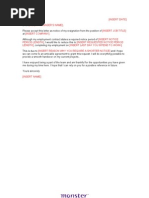 Download Resignation Letter Sample - Shorten Notice by Monster UK SN32523515 doc pdf