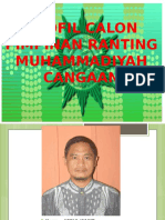 Profil Calon Pimpinan Ranting Muhammadiyah Cangaan