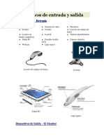 Dispositivos de Entrada y Salida