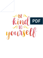 Be Kind to Yourself Clementine Creative