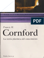 Cornford Francis M - La Teoria Platonica Del Conocimiento