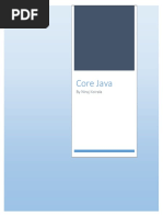 CoreJava1 Niraj